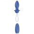 B SWISH Bfilled Classic - remote control anal vibrator (blue)