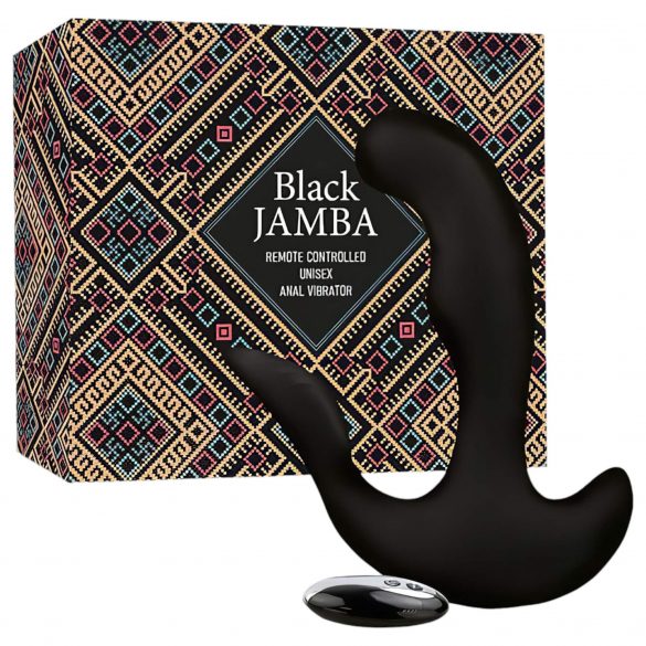 FEELZTOYS Black Jamba - Wireless, Warming Anal Vibrator (Black) 