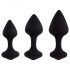 FEELZTOYS Bibi - anal plug set - black (3-piece)