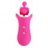 FEELZTOYS Clitella - Rechargeable, Rotating, Oral Vibrator (Pink) 