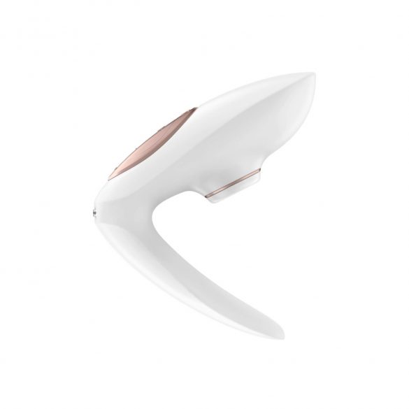 Satisfyer Pro 4 Couples - Rechargeable Air Pulse Couples Vibrator (White) 