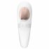 Satisfyer Pro 4 Couples - Rechargeable Air Pulse Couples Vibrator (White) 