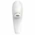 Satisfyer Pro 4 Couples - Rechargeable Air Pulse Couples Vibrator (White) 