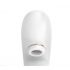 Satisfyer Pro 4 Couples - Rechargeable Air Pulse Couples Vibrator (White) 