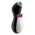 Satisfyer Penguin - Rechargeable, Waterproof Clitoral Stimulator (Black-White) 