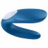 Satisfyer Double Whale - Dual-Motor Couples Vibrator (Blue) 