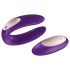 Satisfyer Double Plus Remote - wireless, rechargeable couples vibrator (purple)