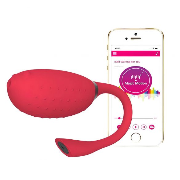 Magic Motion Fugu - Smart Vibrating Egg (Red) 