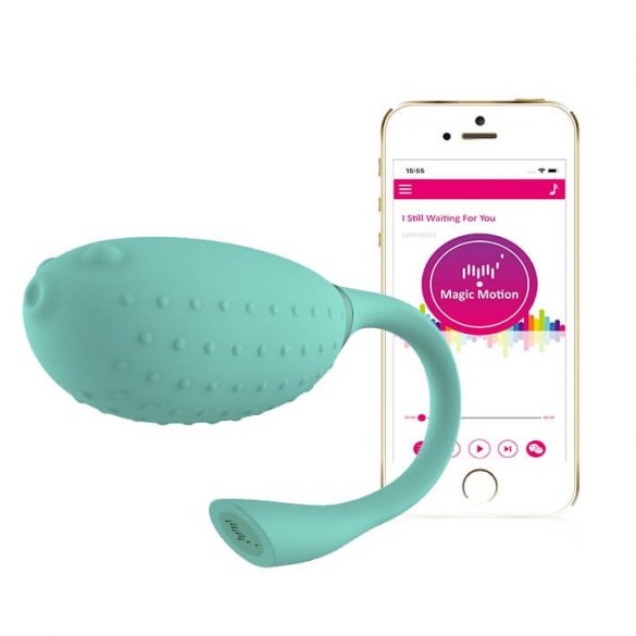 Magic Motion Fugu - Smart Vibrating Egg (Green) 