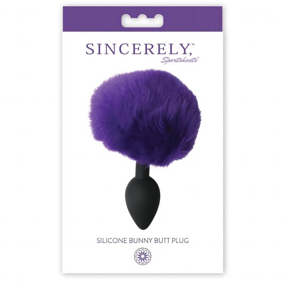 / Sportsheets Sincerely - anal dildo with bunny tail (purple)