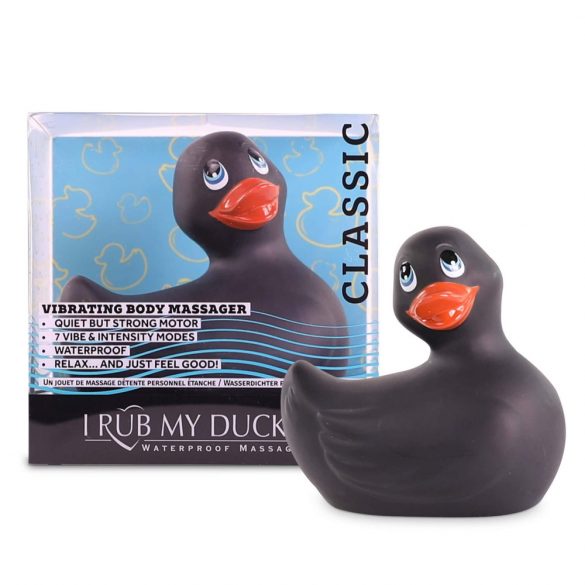 Duckie 2.0 - Playful Duck Waterproof Clitoral Vibrator (Black) 