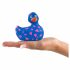 My Duckie Romance 2.0 - Waterproof Clitoral Vibrator (Blue-Pink) 