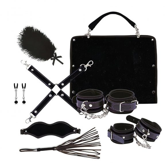 RS Soiree Kinky Me Softly - BDSM Binding Set - Black (7-Piece) 