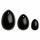 La Gemmes Yoni - Black Obsidian Egg Set (3pcs) 