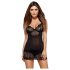 Obsessive Alluria - Lace Nightwear with Thong (Black) 