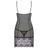 Obsessive Alluria - Lace Nightwear with Thong (Black) 