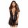 Obsessive Alluria - Lace Robe with Thong (Black) 