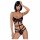 Obsessive Bondy - Chain Strapped Bodysuit (Black) (S-M) 