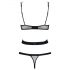 Obsessive Bondy - Chain Strapped Bodysuit (Black) (S-M) 