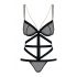 Obsessive Bondy - Chain Strapped Bodysuit (Black) (S-M) 