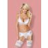 Obsessive 810-SEG-2 - Lace Lingerie Set (White) 