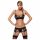 Obsessive Wonderia - Embroidered Lace Lingerie Set (Black)  - L/XL