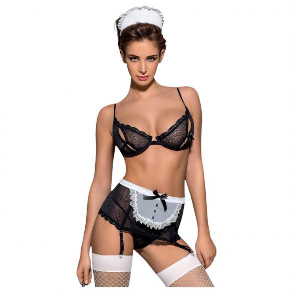 Obsessive Maidme - Maid Costume Set (6 Pieces) 