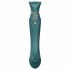 ZALO Queen - G-spot and Clitoral Vibrator with Pulse Wave (Green) 