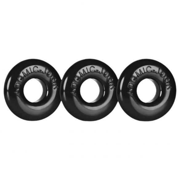 OXBALLS Ringer - Penis Ring Set - Black (3pcs) 