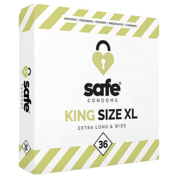 SAFE King Size XL - Extra Large Condoms (36 pcs) 