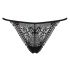 Obsessive Intensa - Strappy Lace Thong (Black) 