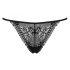 Obsessive Intensa - Strappy Lace Thong (Black)  - L/XL