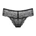 Obsessive Miamor - Gemstone Women's Lace Thong (Black)