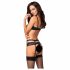 Obsessive Heartina - Lingerie Set (Black) 