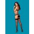 Obsessive Heartina - Lingerie Set (Black)  - L/XL