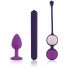 Rianne Essentials First - Purple Vibrator Set (3-Piece) 