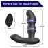 Aixiasia Hiross - rotating anal vibrator (black)