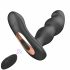 Aixiasia Hiross - Rechargeable, Radio-Controlled Rotating Anal Vibrator (Black) 