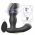 Aixiasia Hiross - Rechargeable, Radio-Controlled Rotating Anal Vibrator (Black) 