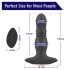 Aixiasia Roy - Rechargeable, Remote-Controlled Thrusting Anal Vibrator (Black)