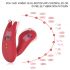 Smart Rechargeable Wearable Vibrator (Red) 