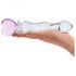 GLAS - heart-shaped glass dildo (transparent)