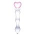 GLAS - Heart Glass Dildo (Transparent) 