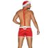 Obsessive Mr Claus - Santa Costume Set (2-Piece) - Red 