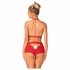 Obsessive Ms Reindy - Women's Reindeer Costume Set (2-Piece) - Red 