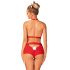 Obsessive Ms Reindy - Women's Reindeer Costume Set (2-Piece) - Red  - M/L