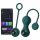 Magic Motion Crystal Duo - Smart Kegel Ball Set - Green - (2-Piece) 