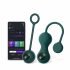 Magic Motion Crystal Duo - Smart Kegel Ball Set - Green - (2-Piece) 