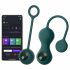 Magic Motion Crystal Duo - Smart Kegel Ball Set - Green - (2-Piece) 