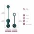 Magic Motion Crystal Duo - Smart Kegel Ball Set - Green - (2-Piece) 